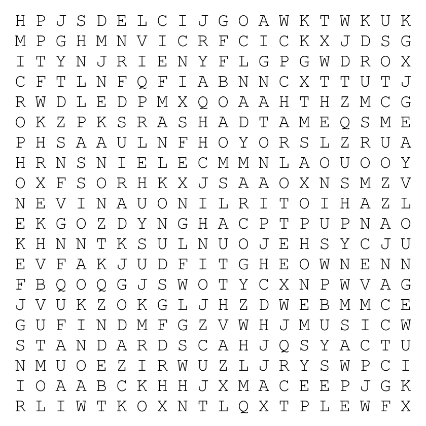 Queen City Gents online word search